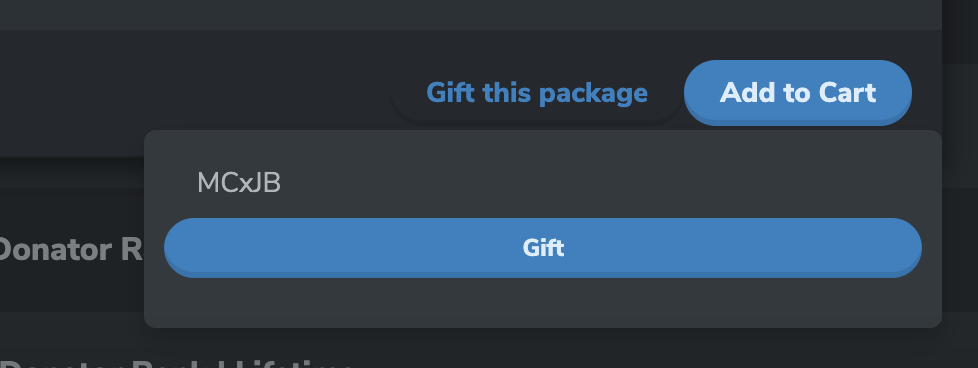 Gifting